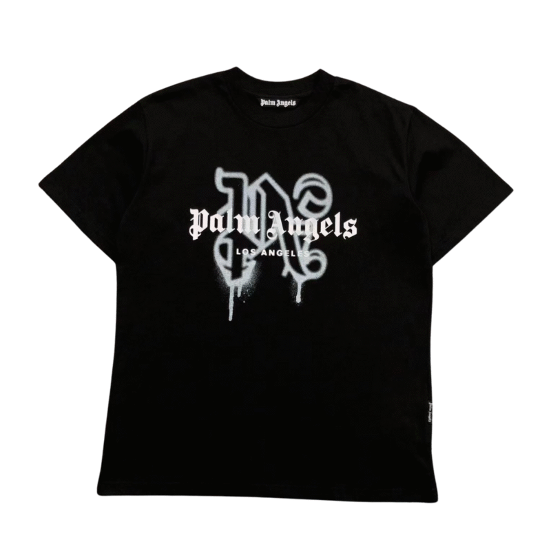 Palm Angels Los Angeles Tshirt Black White