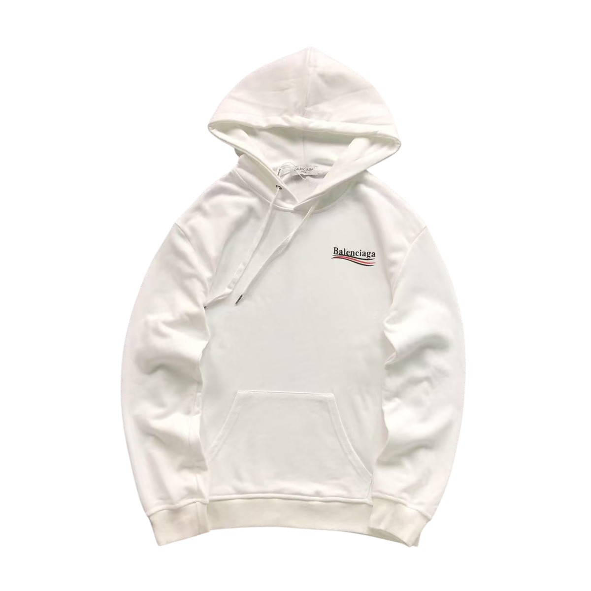 Balenciaga Political Logo Hoodie White