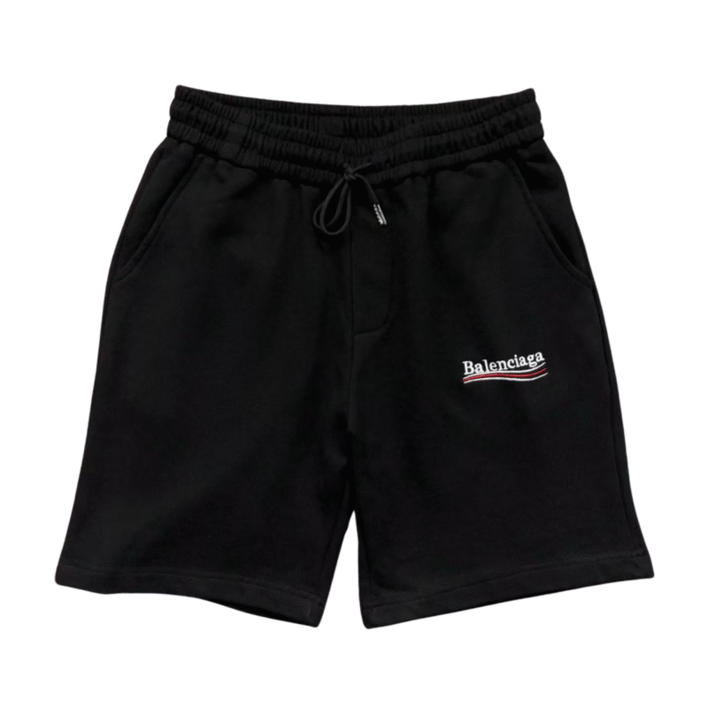 Balenciaga Political Logo Shorts Black