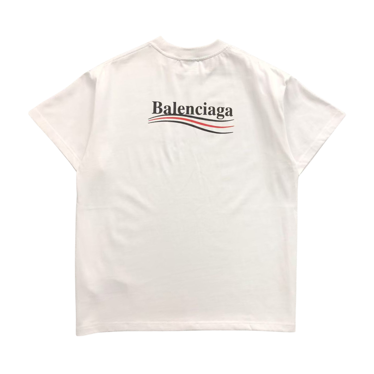 Balenciaga Political Logo Tshirt White