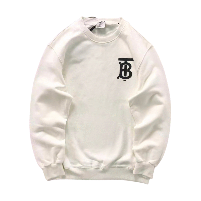 Burberry Logo Sweater White