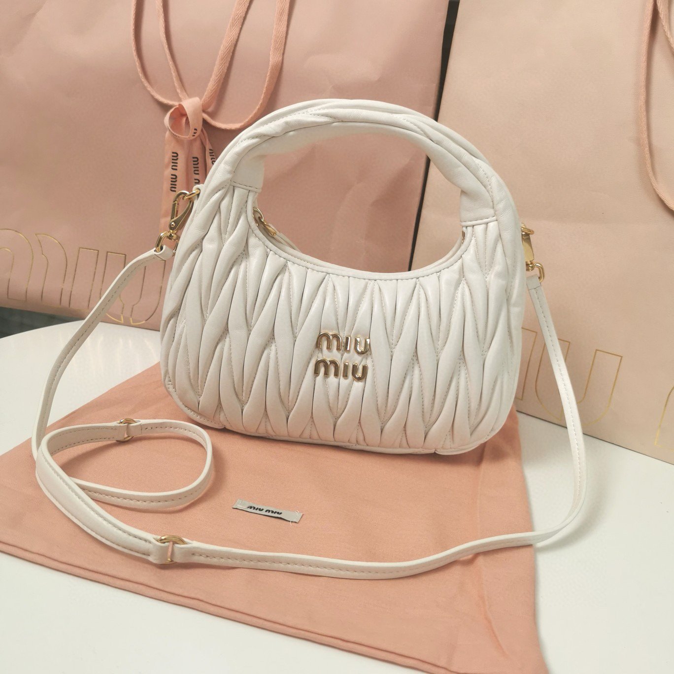 Miu Miu Bag White - Image 10