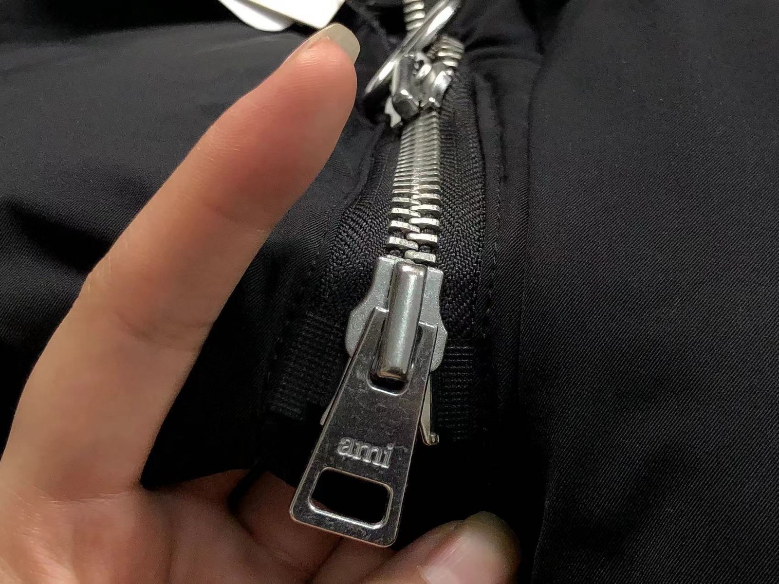 Ami Logo Puffer Jacket Grey - Image 15