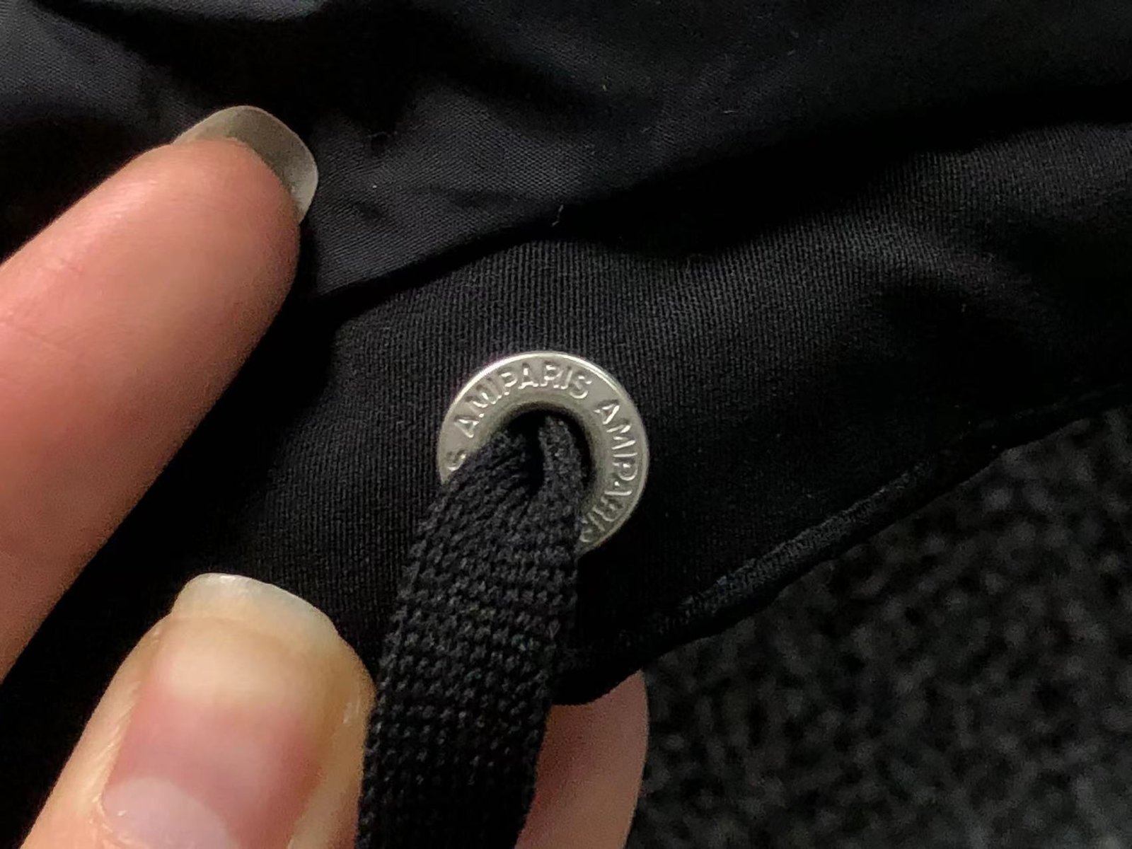 Ami Logo Puffer Jacket Grey - Image 16