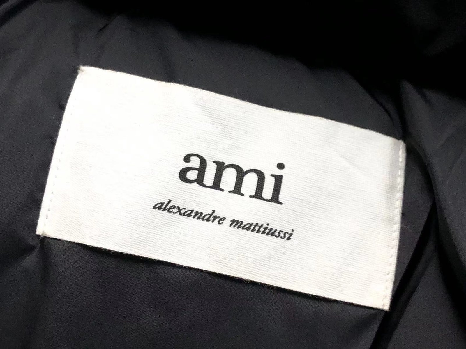 Ami Logo Puffer Jacket Grey - Image 18