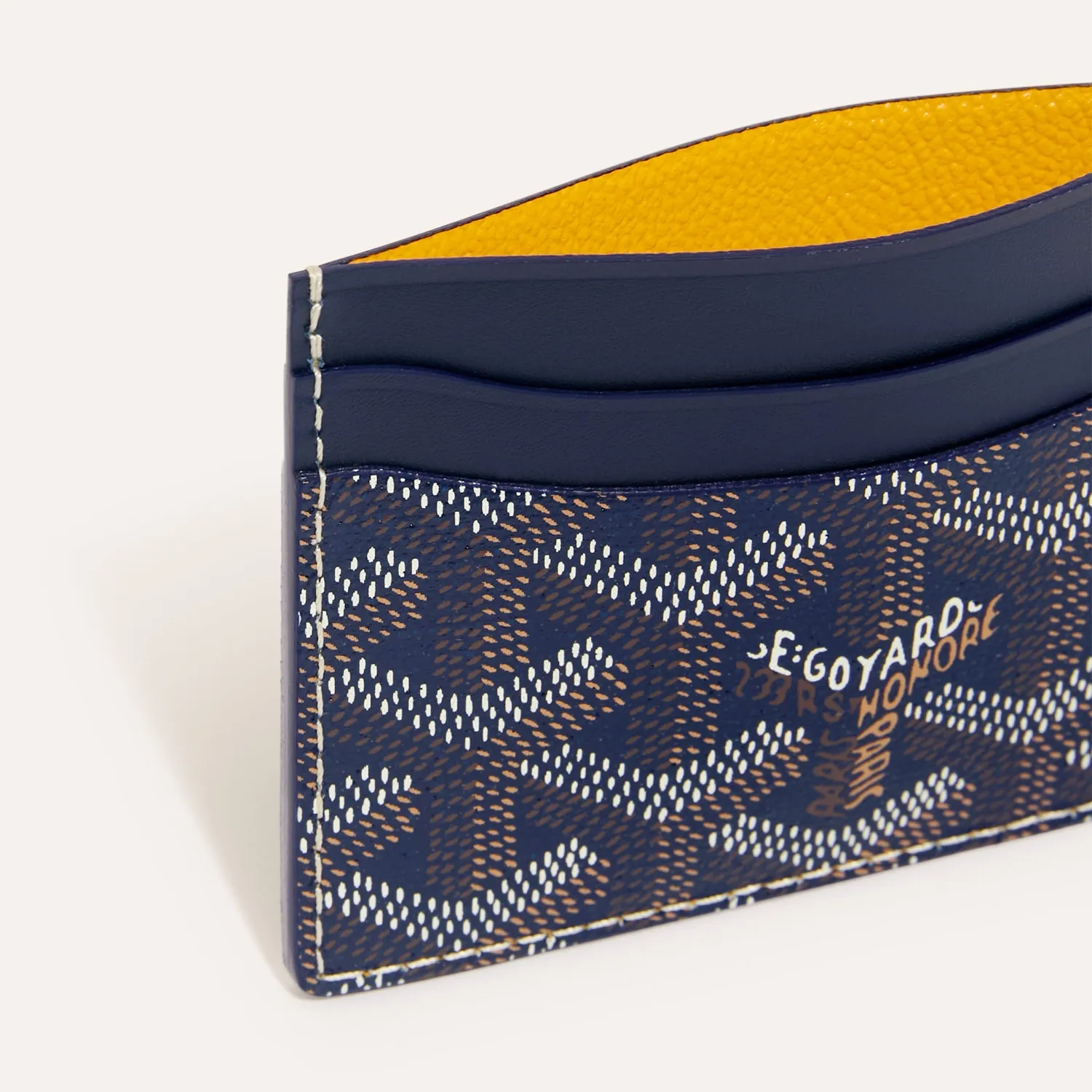 Goyard Card Wallet Navy Blue - Image 2