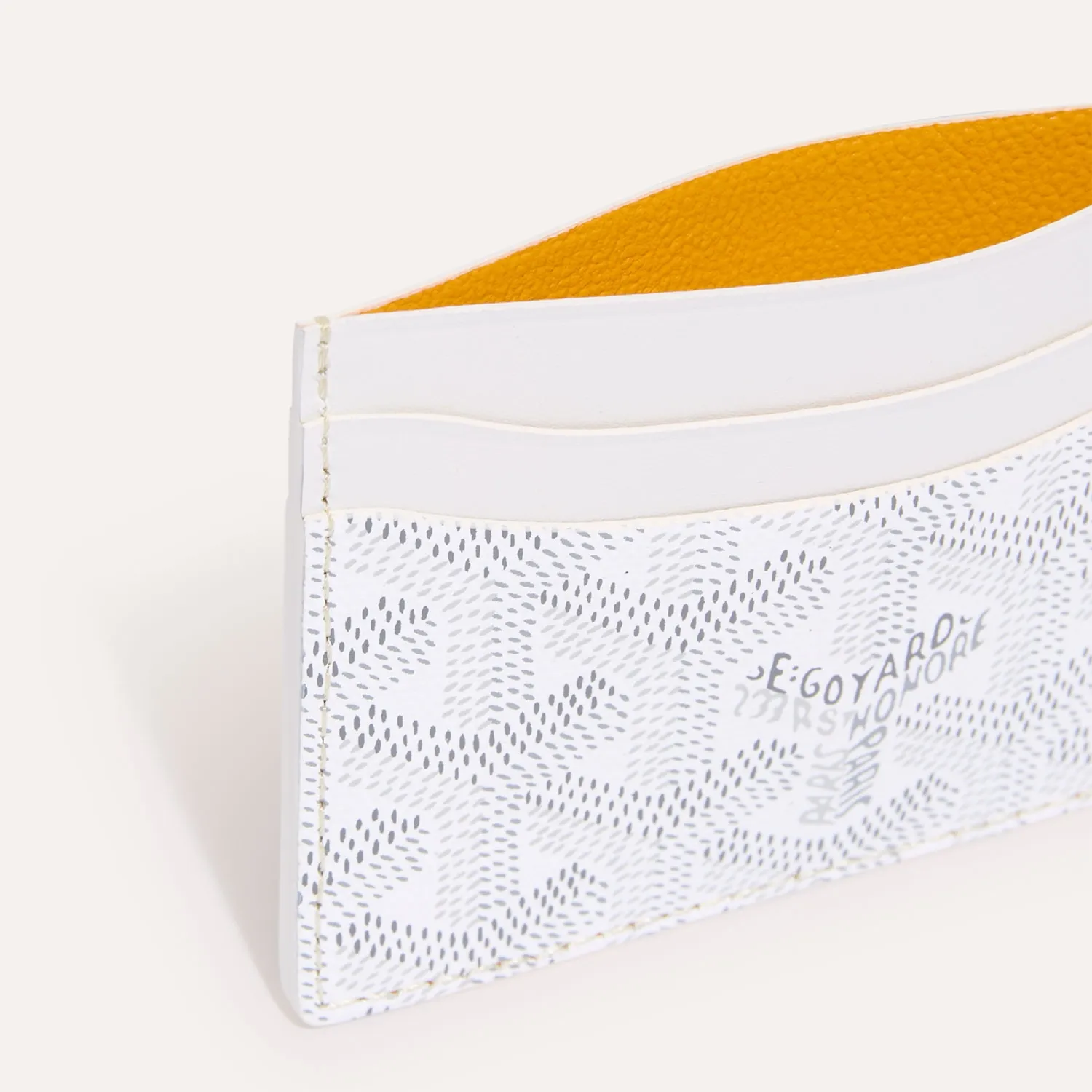 Goyard Card Wallet White - Image 2