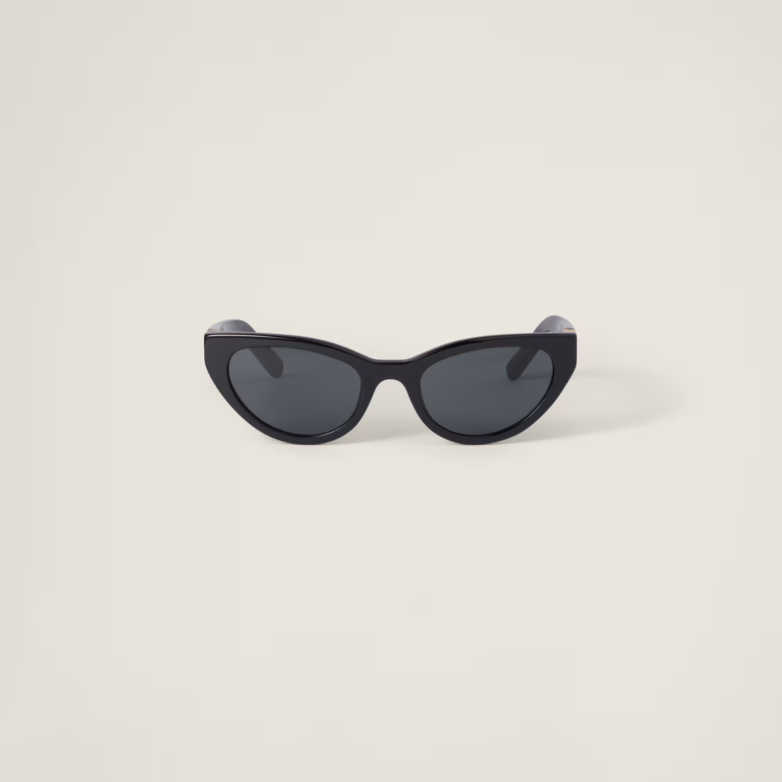 Miu Miu Logo Sunglasses Black - Image 2