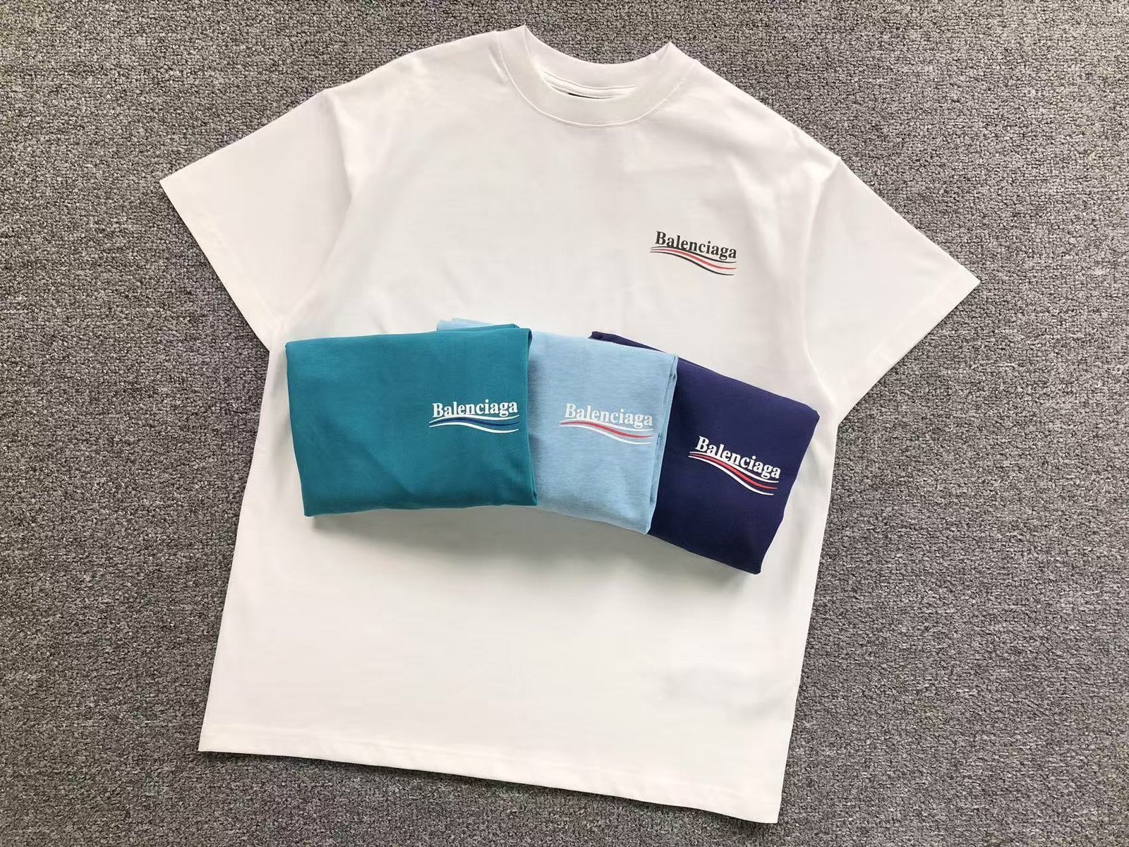 Balenciaga Political Logo Tshirt White - Image 2