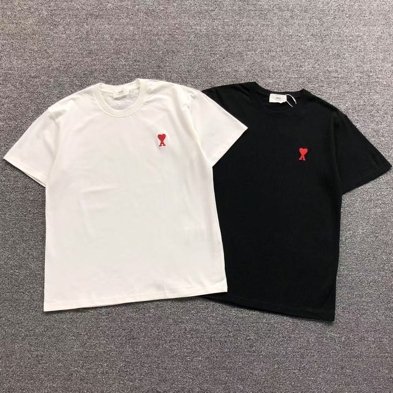 Ami Heart Logo Tshirt White - Image 2