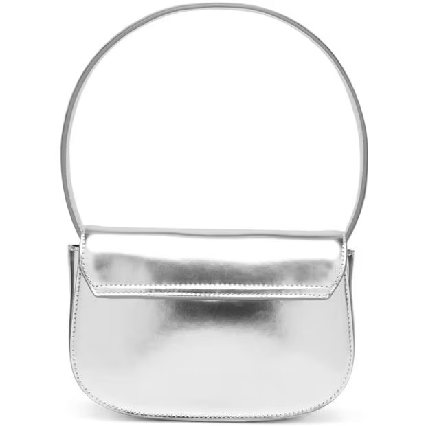 Diesel 1DR Shoulder Bag Silver - Image 2