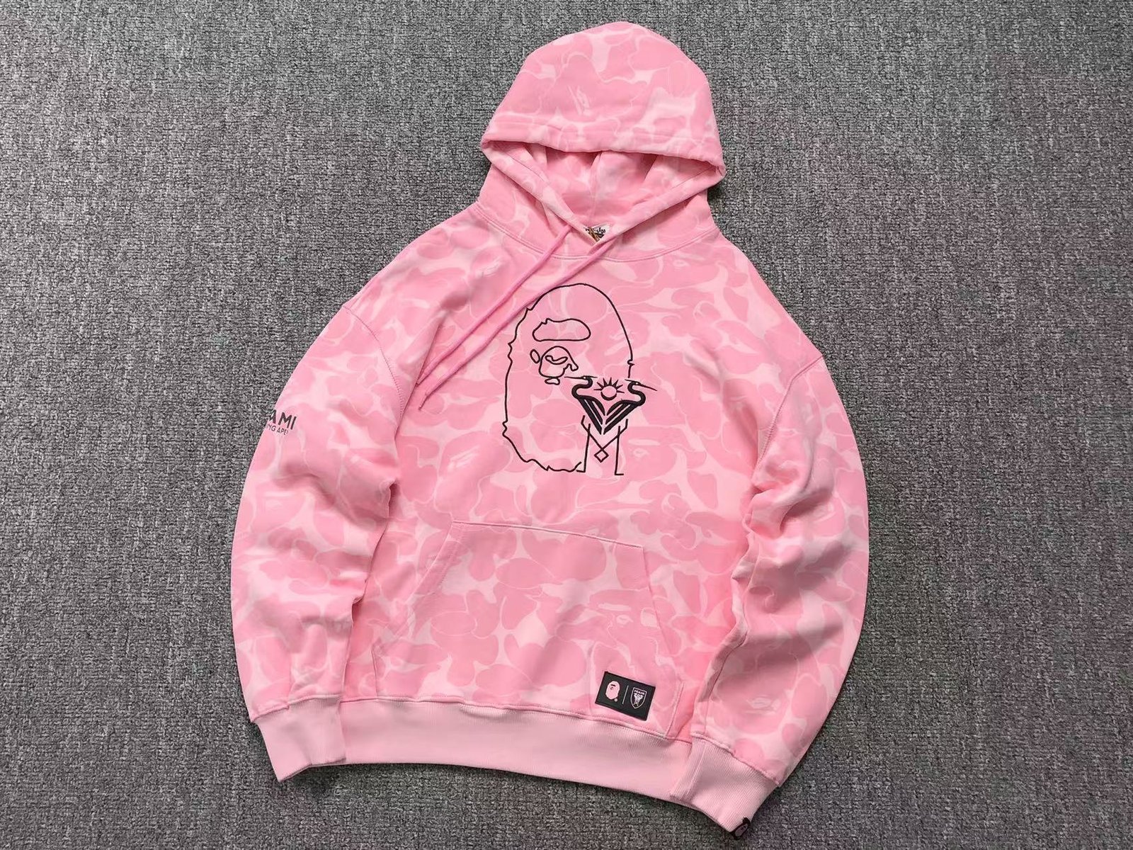 Bape Miami Pink Hoodie - Image 2