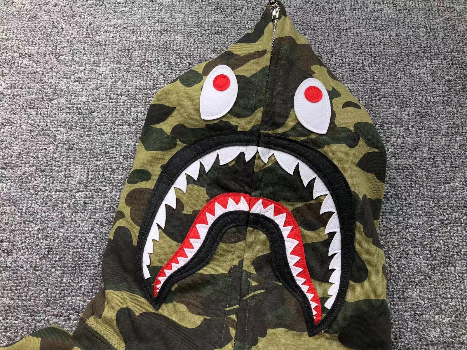 Bape Camo Hoodie Green - Image 2