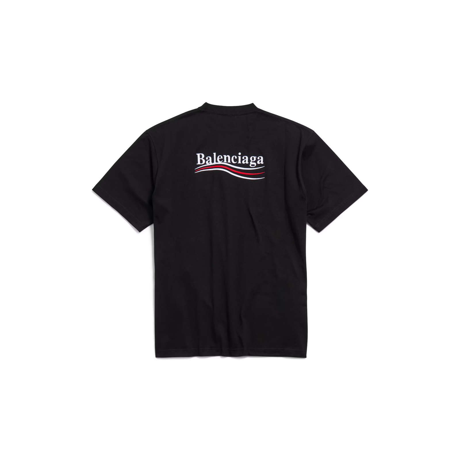 Balenciaga Political Logo Tshirt Black - Image 2