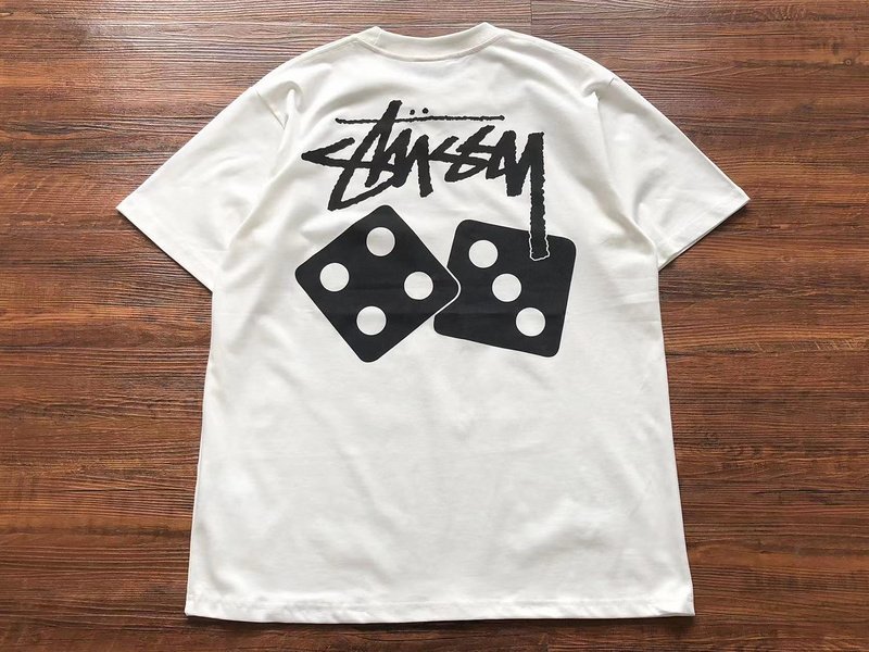 Stussy Dice Tshirt White - Image 2