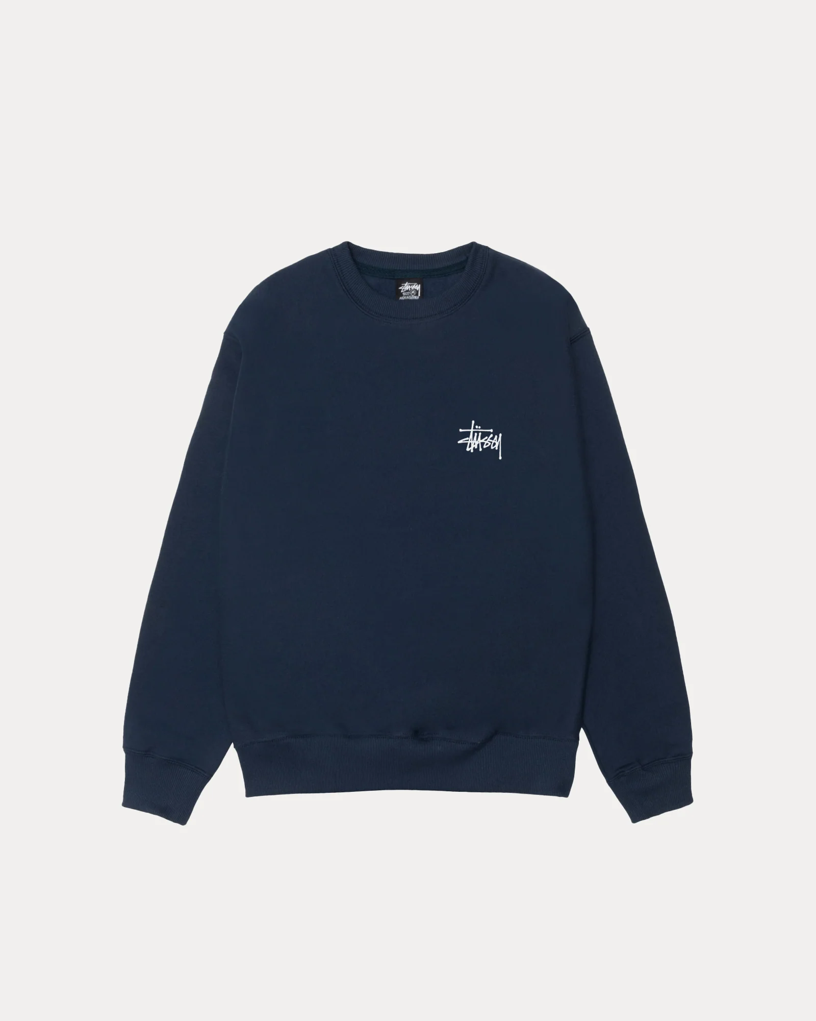 Stussy Logo Crew Navy - Image 2