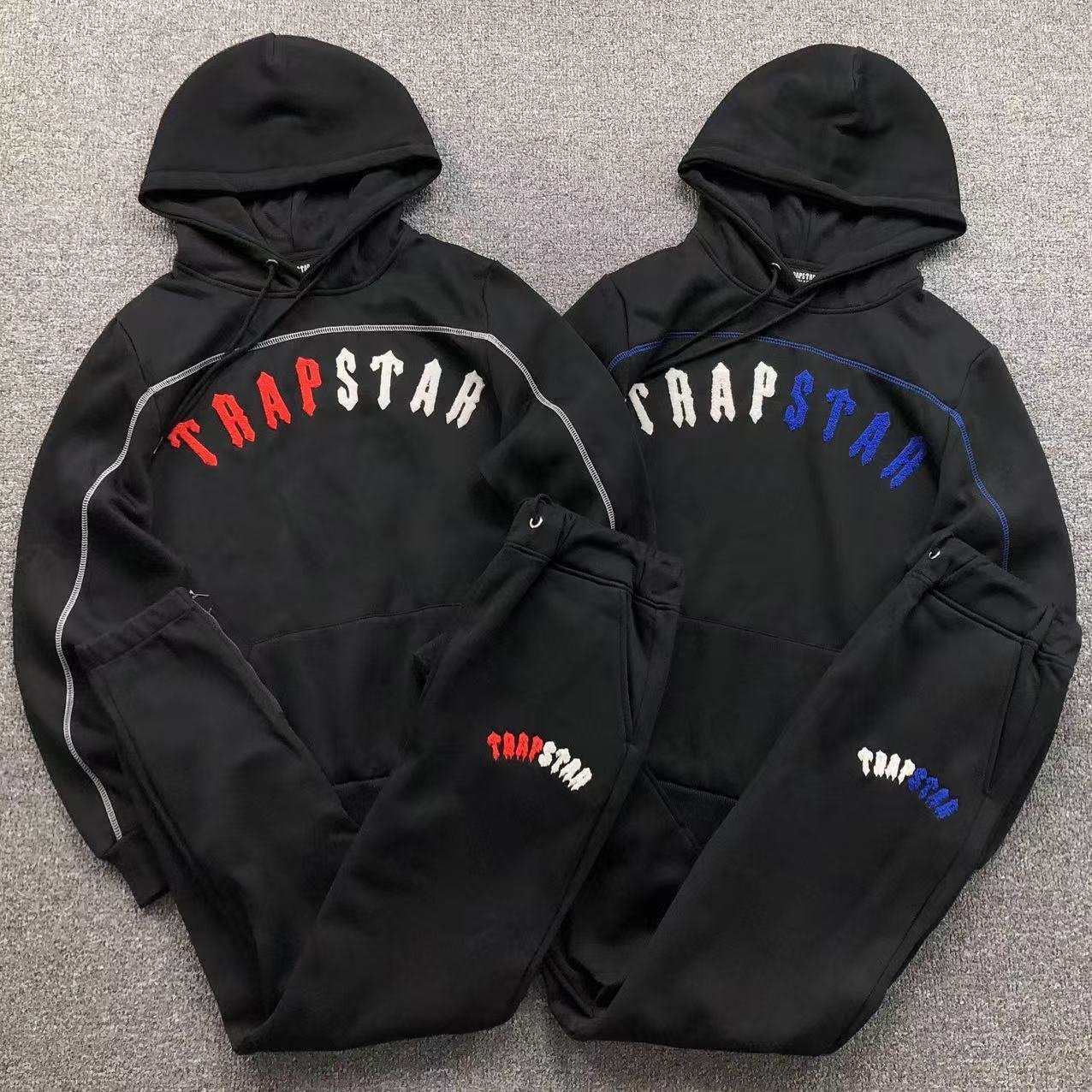 Trapstar Irongate Chenille Arch Tracksuit Red - Image 2
