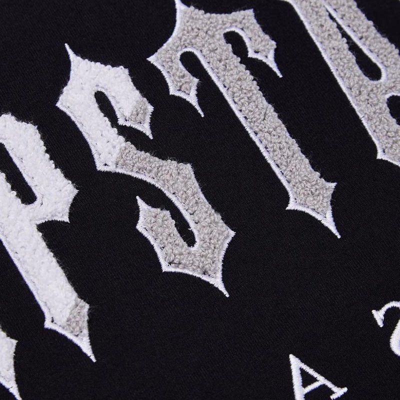 Trapstar Chenille Decoded Short Set - Black White - Image 2