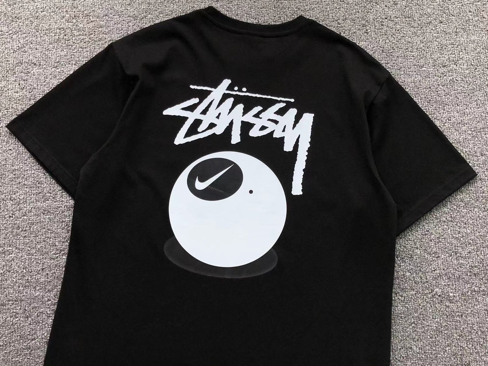 Stussy x Nike Tshirt Black - Image 2
