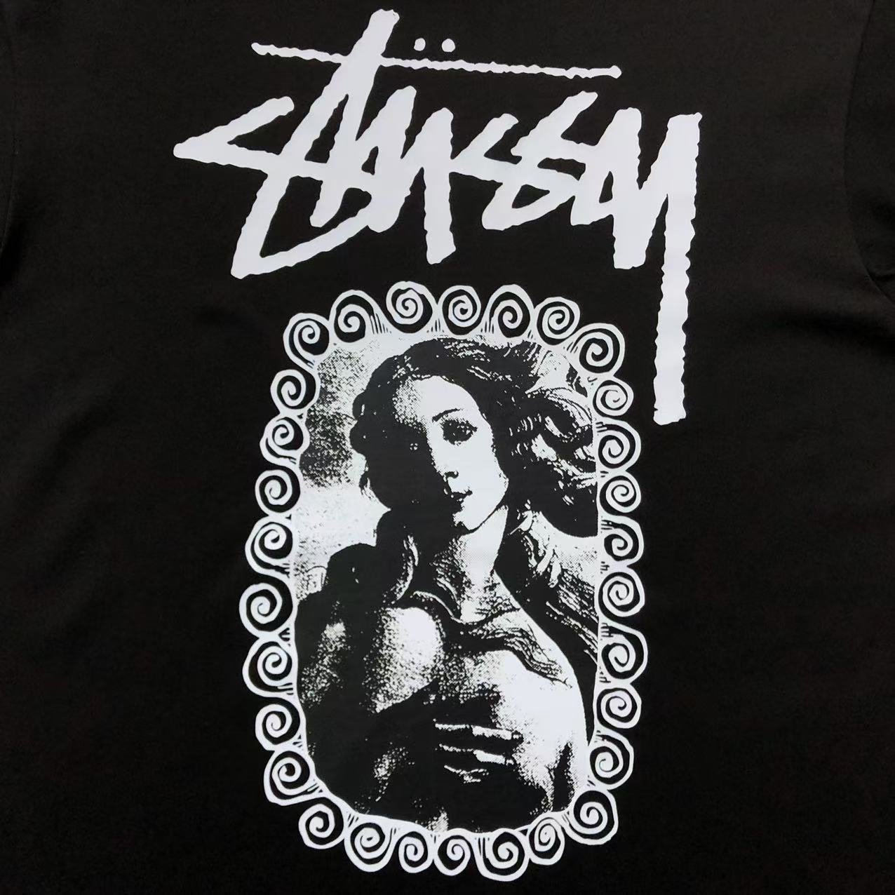Stussy Venus Graphic Tshirt Black - Image 2