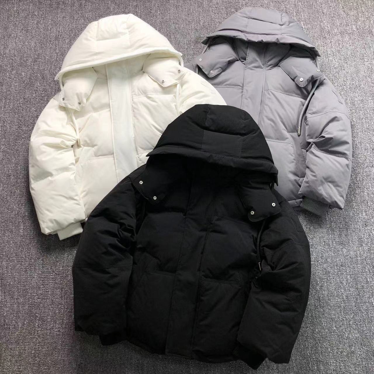 Ami Logo Puffer Jacket White - Image 2