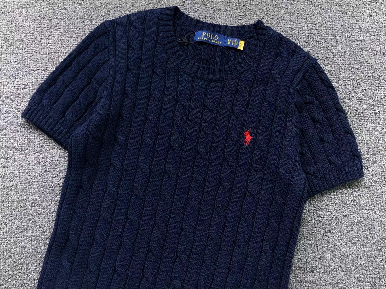 Ralph Lauren Knit Polo Navy - Image 2