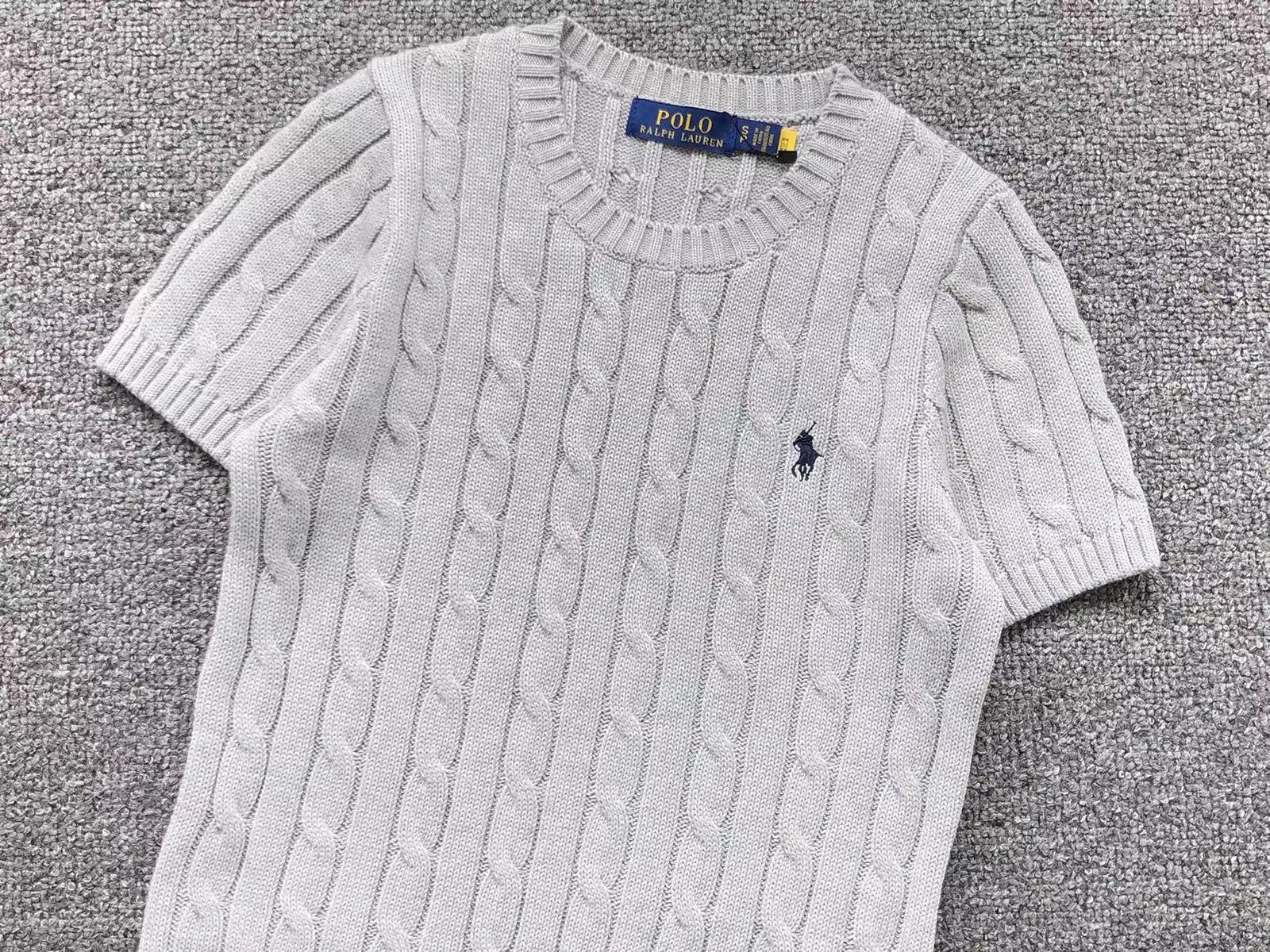 Ralph Lauren Knit Polo Grey - Image 2