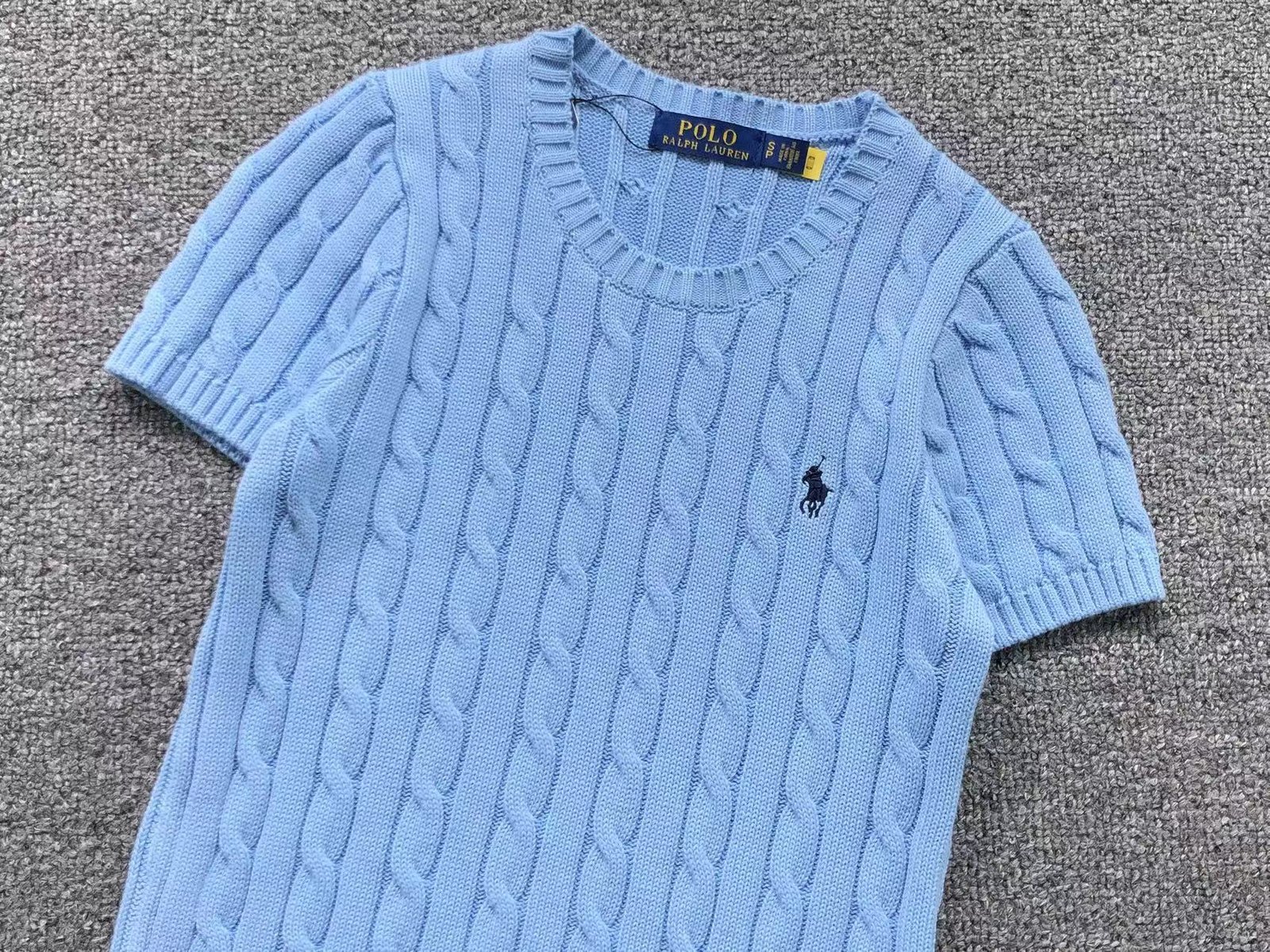 Ralph Lauren Knit Polo Blue - Image 2