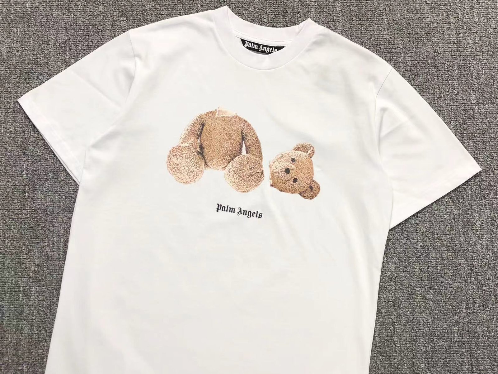 Palm Angels Teddy Tshirt White - Image 2