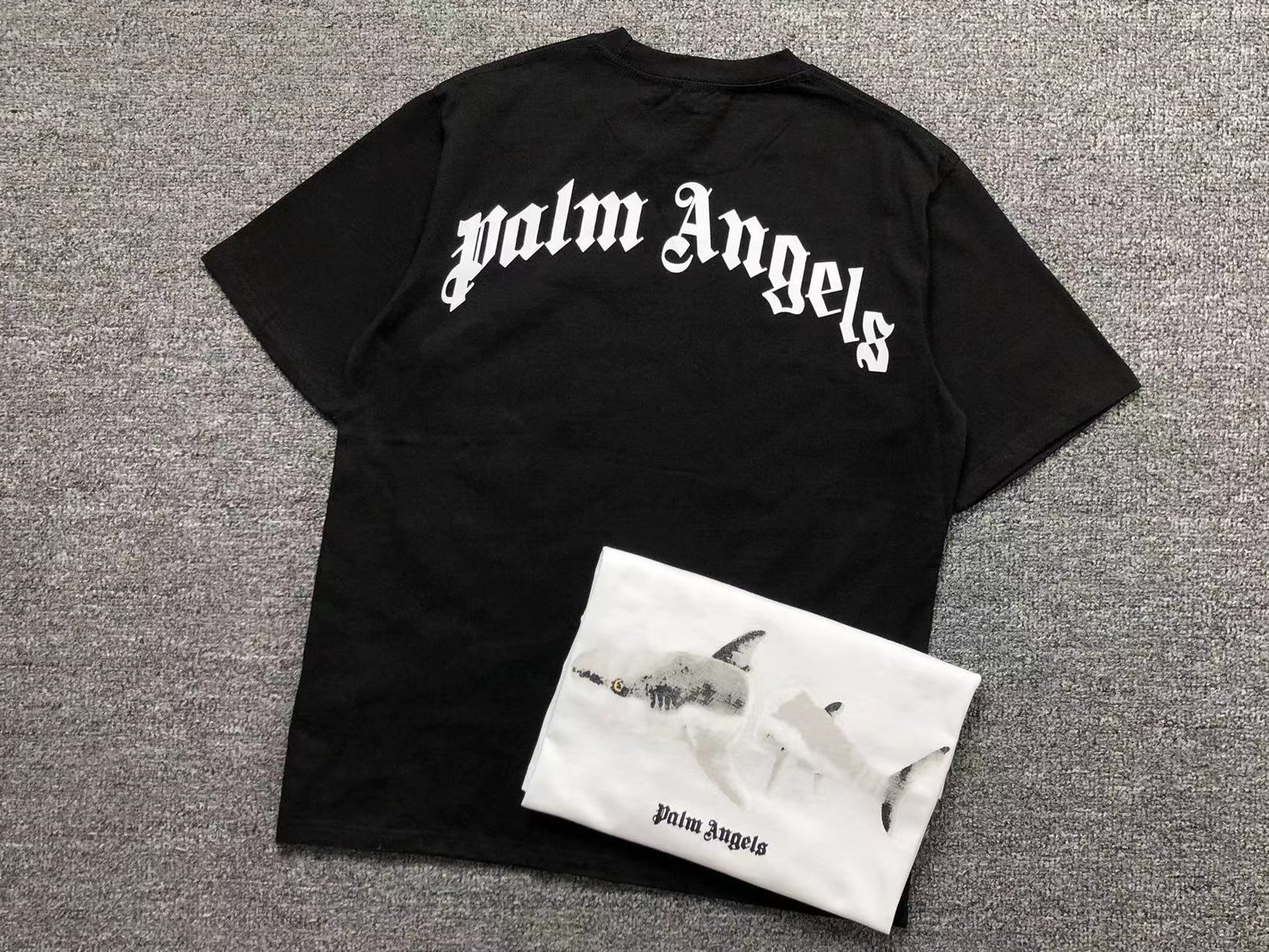 Palm Angels Shark Tshirt Black - Image 2