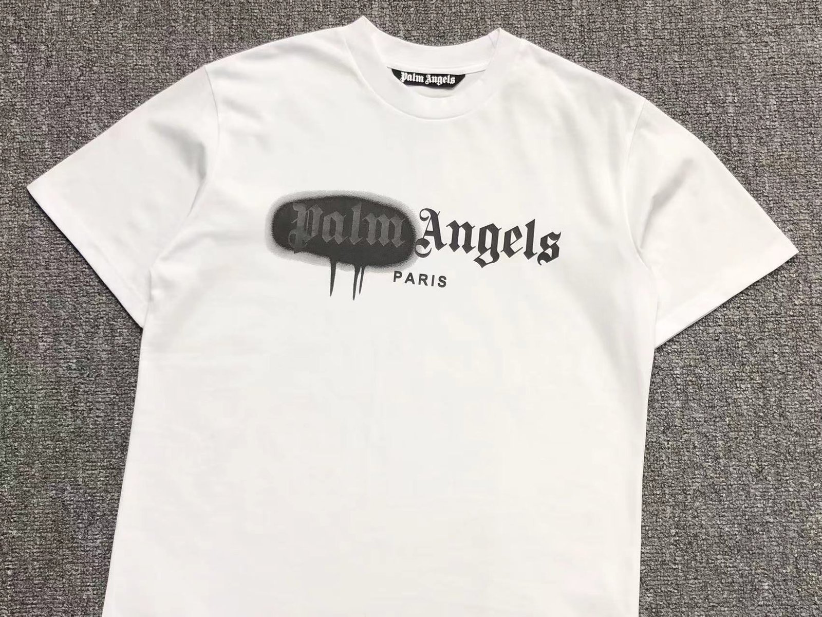 Palm Angels Los Angeles Sprayed Tshirt White - Image 2