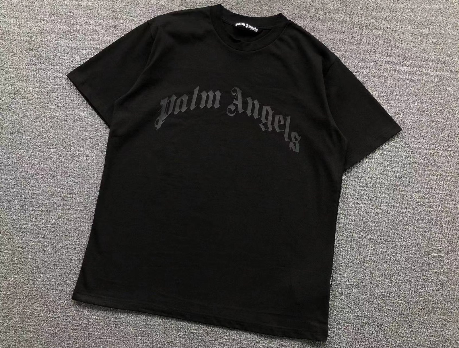 Palm Angels Logo Tshirt Black - Image 2