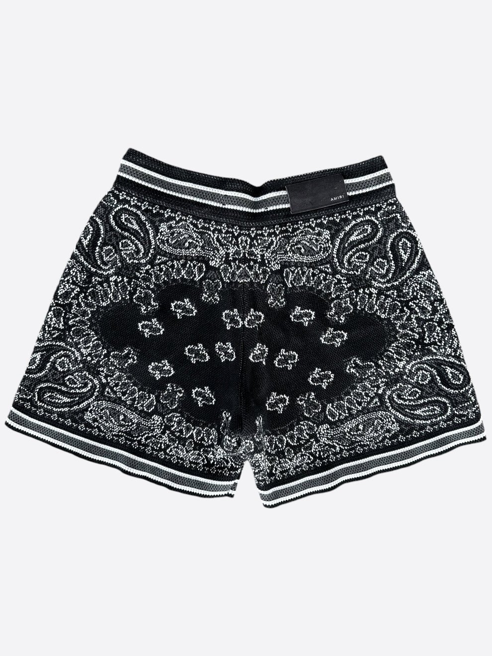 Amiri Bandana Shorts Black - Image 2