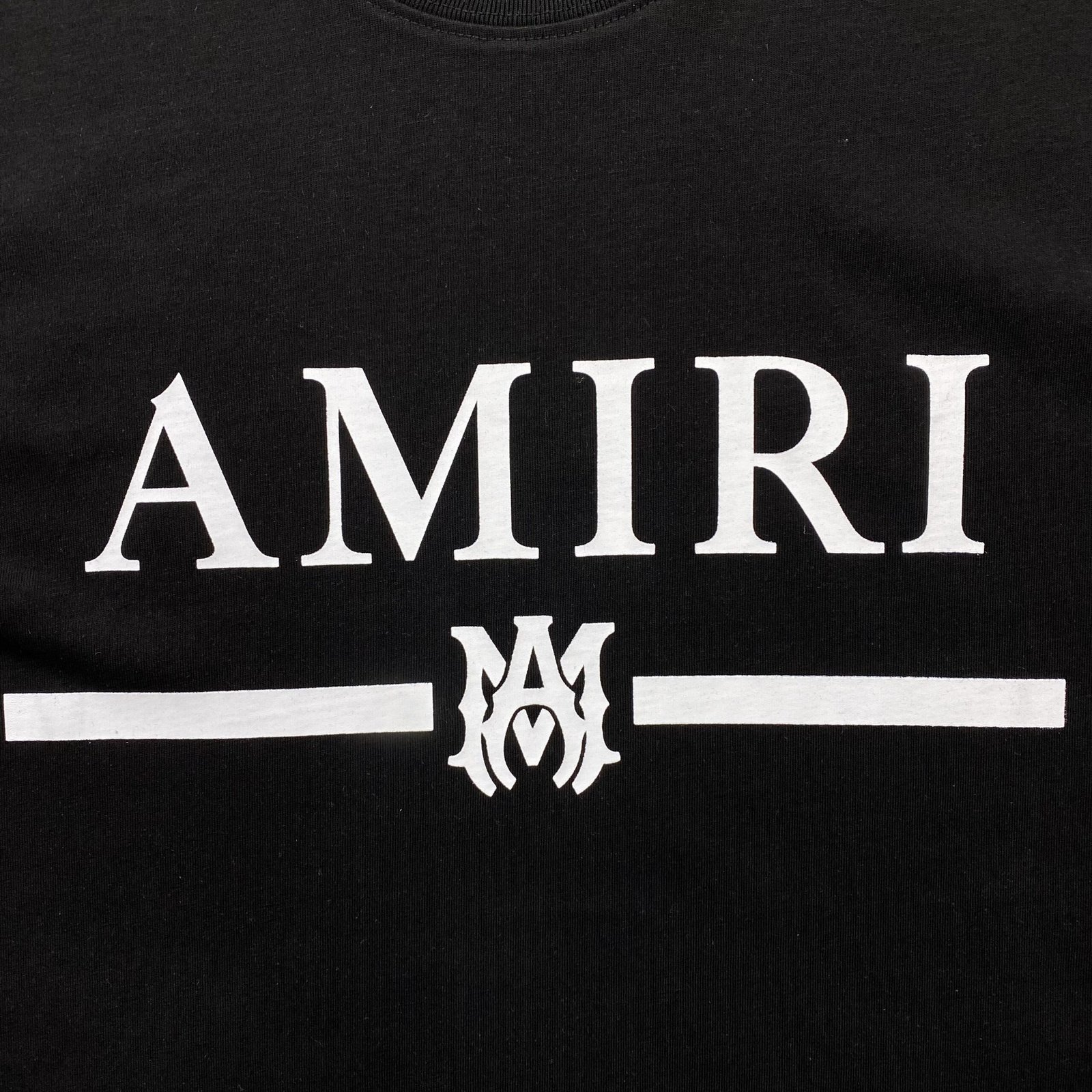 Amiri Bar Logo Tshirt Black - Image 2