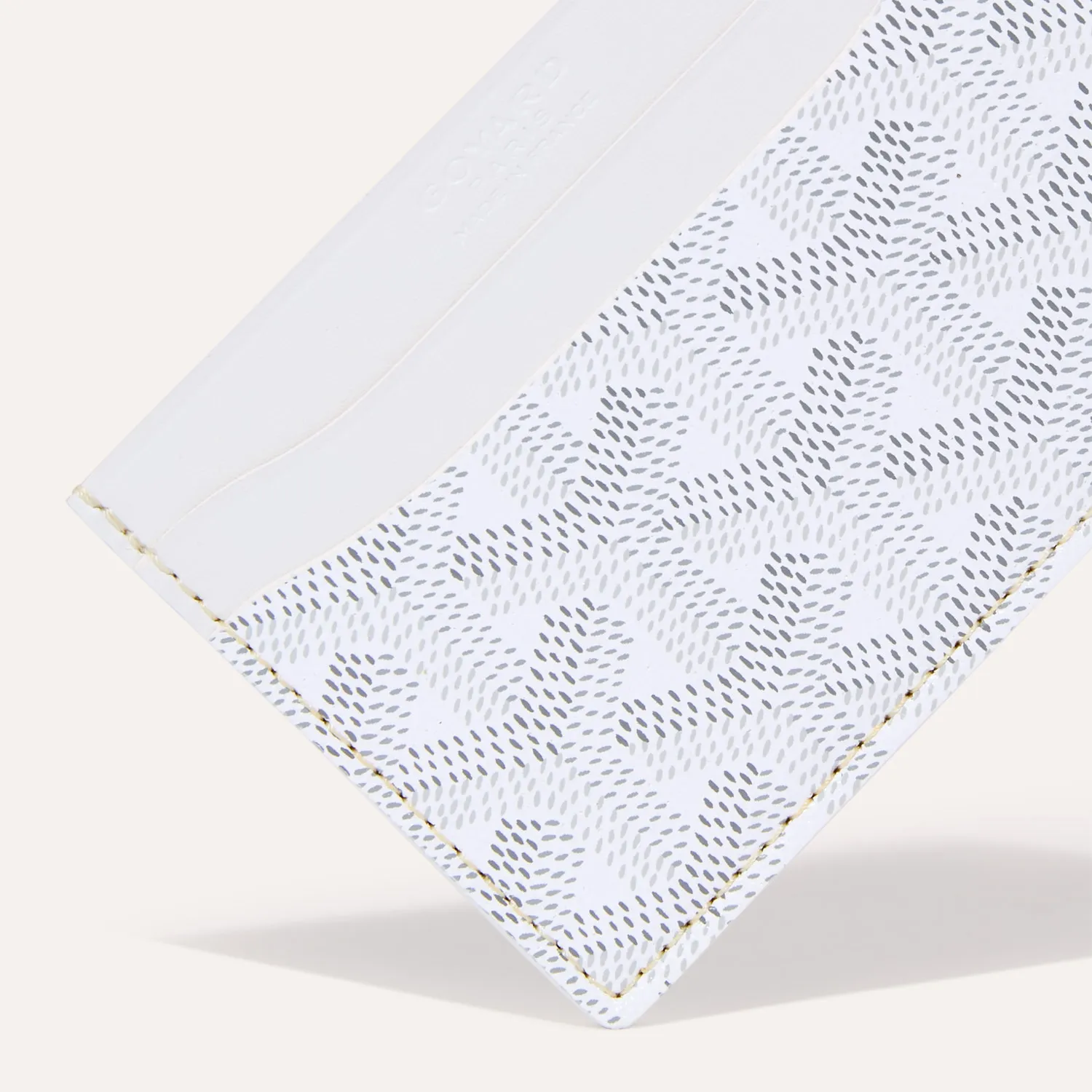 Goyard Card Wallet White - Image 3