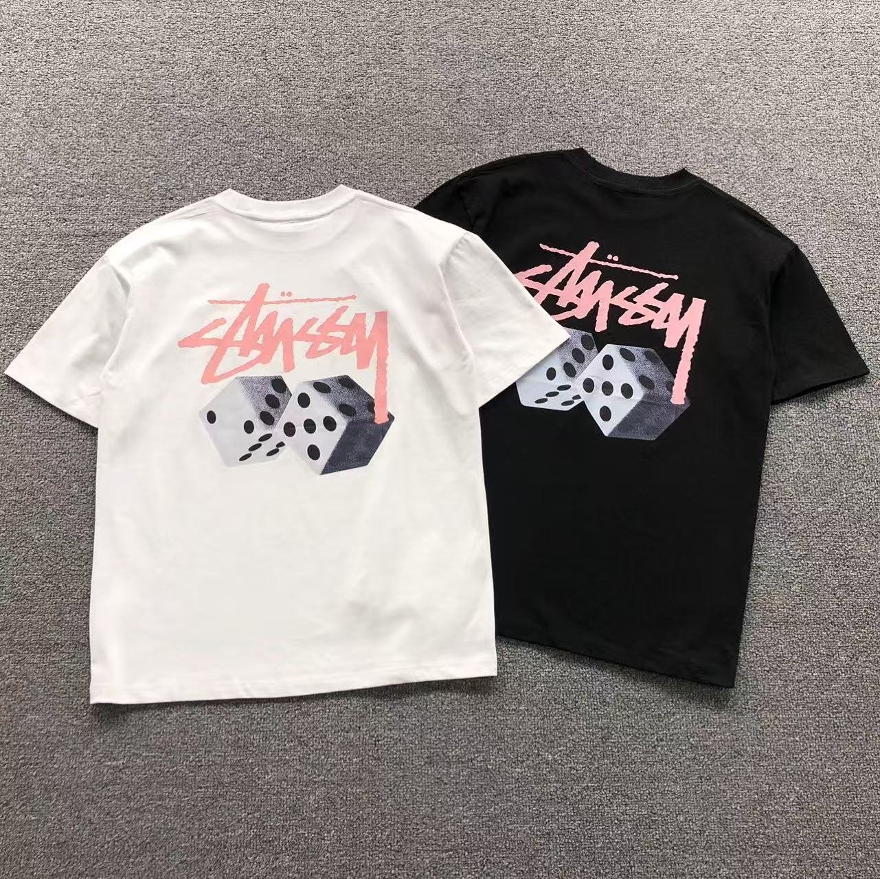Stussy Dice Tshirt Black - Image 3