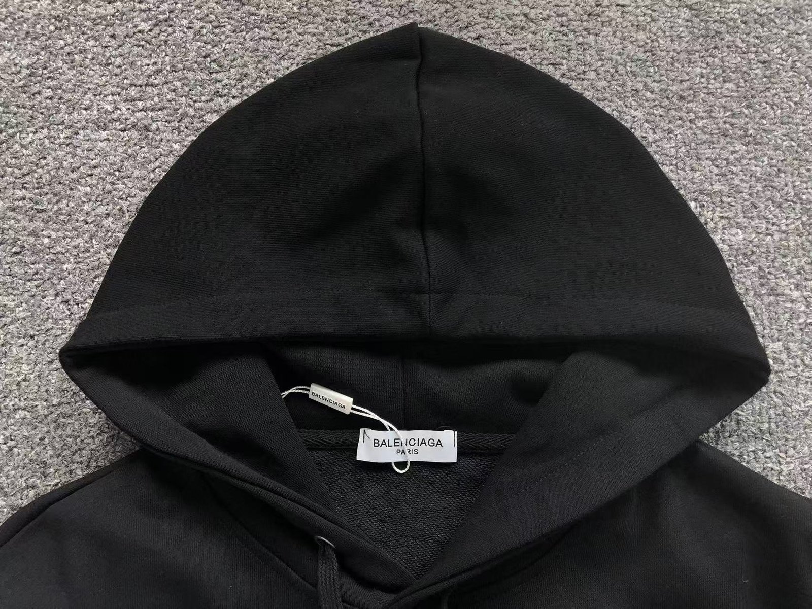 Balenciaga Political Logo Hoodie Black - Image 3
