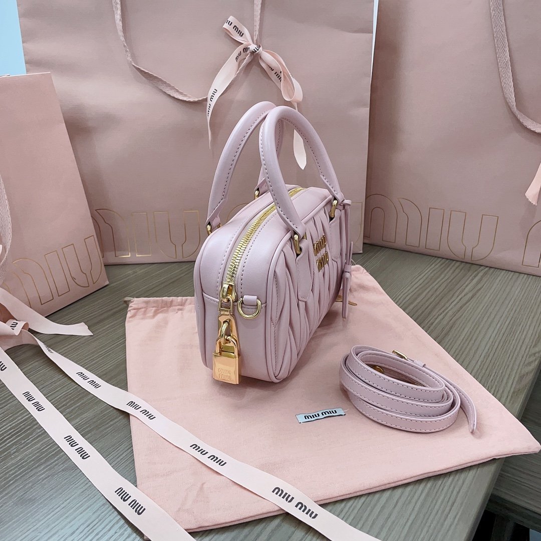 Miu Miu Arcadie Bag Pink - Image 3