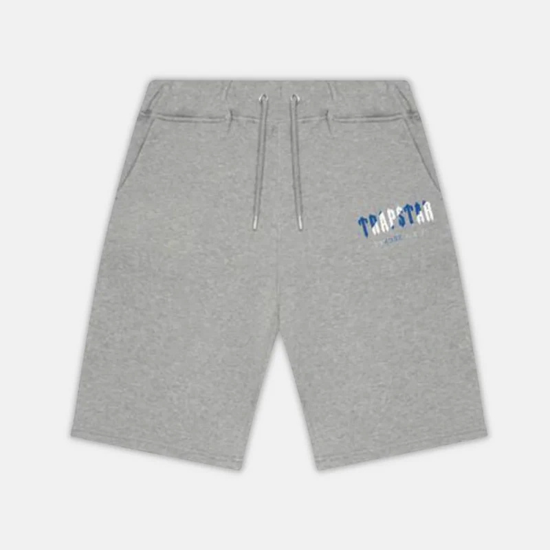 Trapstar Chenille Decoded Short Set - Dazzling Blue - Image 3