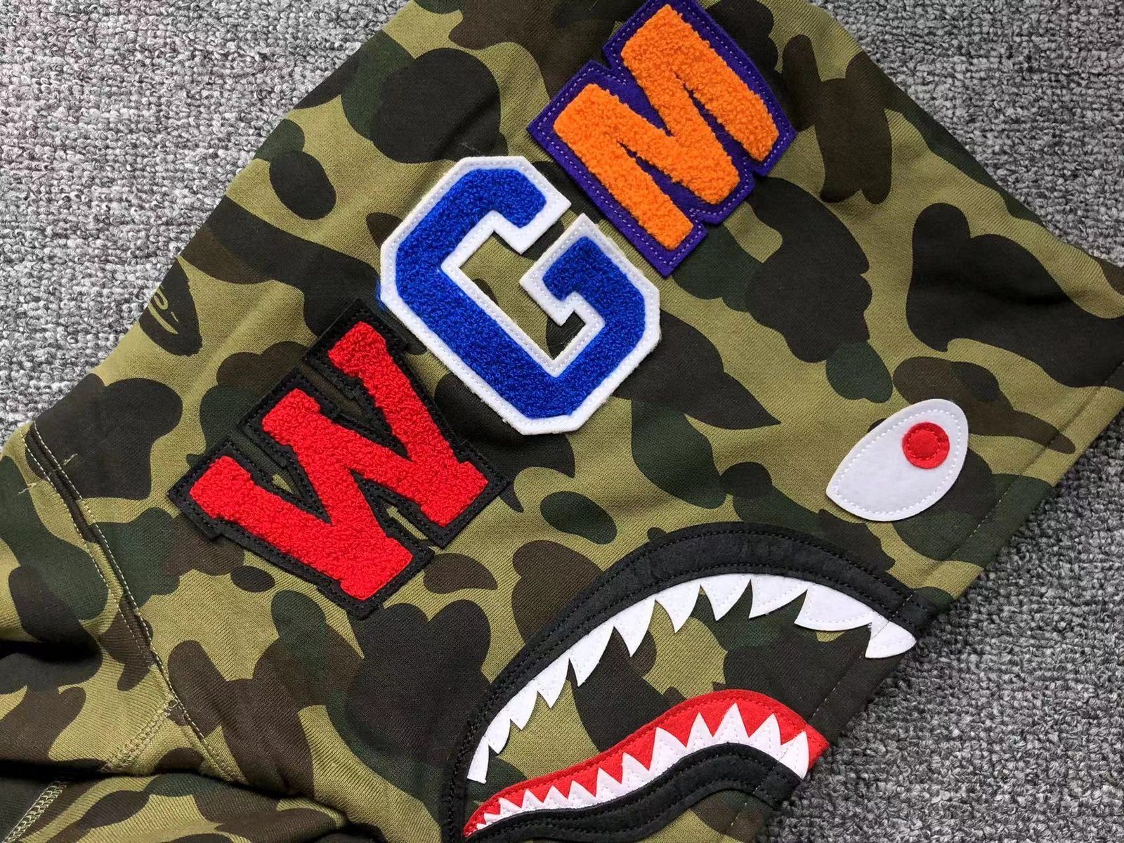 Bape Camo Hoodie Green - Image 3