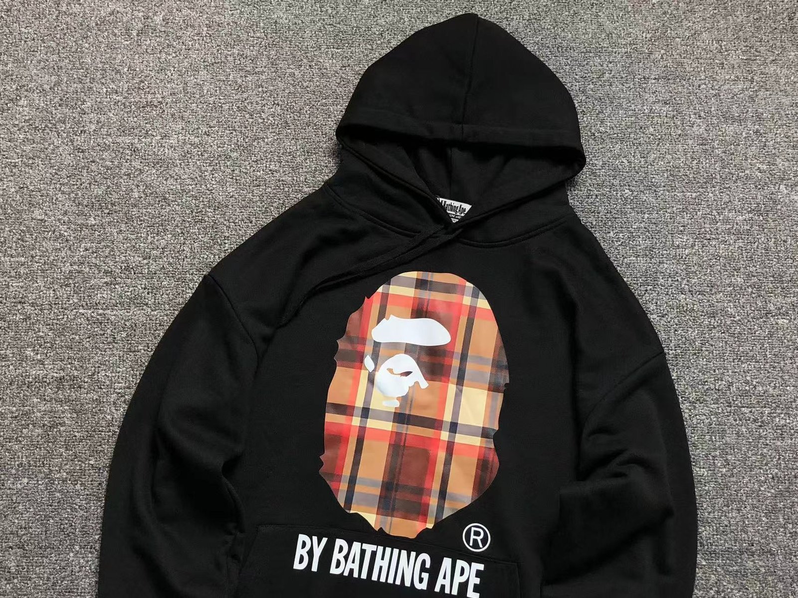 Bape Big Head Ape Black Hoodie - Image 3