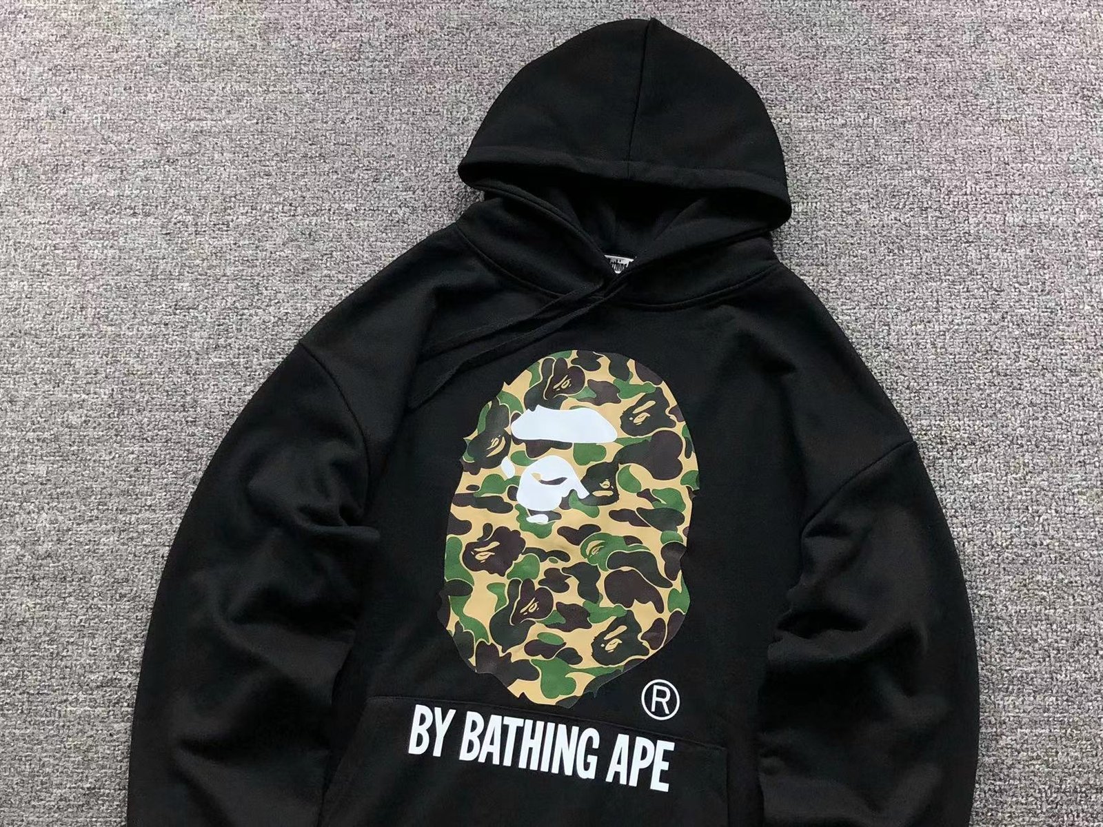 Bape Big Head Ape Black Hoodie - Image 3