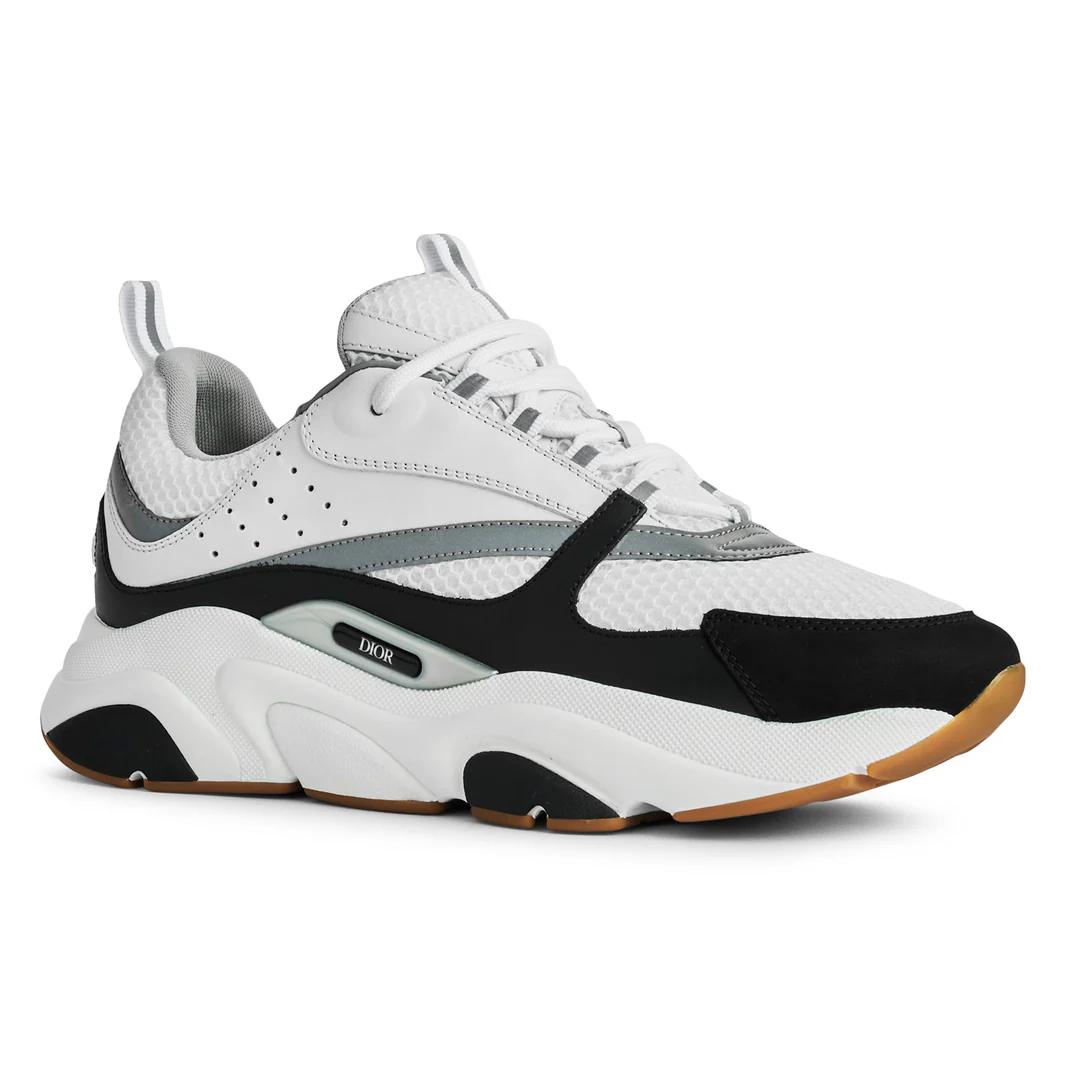 Dior Sneaker B22 White Silver - Image 3
