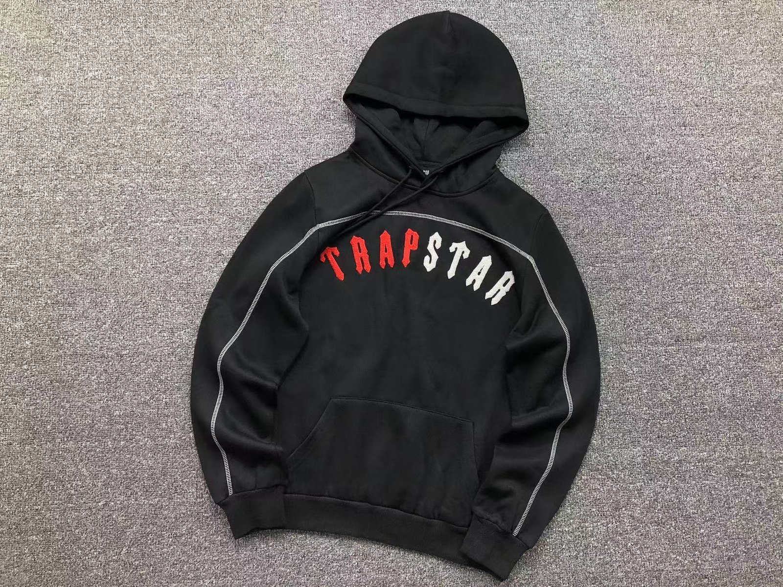 Trapstar Irongate Chenille Arch Tracksuit Red - Image 3