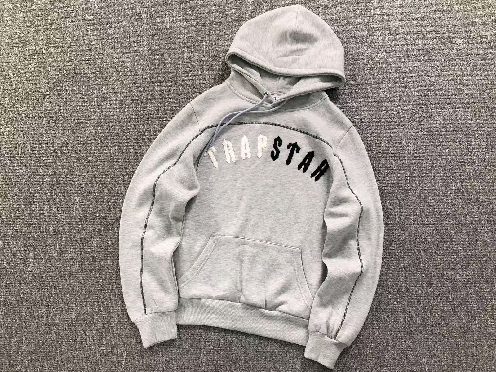 Trapstar Irongate Chenille Arch Tracksuit Grey - Image 3