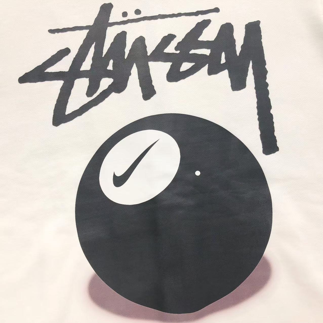 Stussy x Nike 8 Ball Hoodie White - Image 3