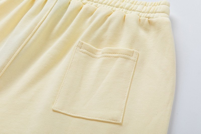 Stussy Logo Shorts Cream - Image 3