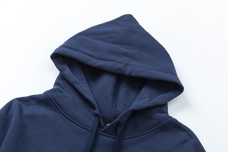 Stussy Logo Hoodie Navy - Image 3