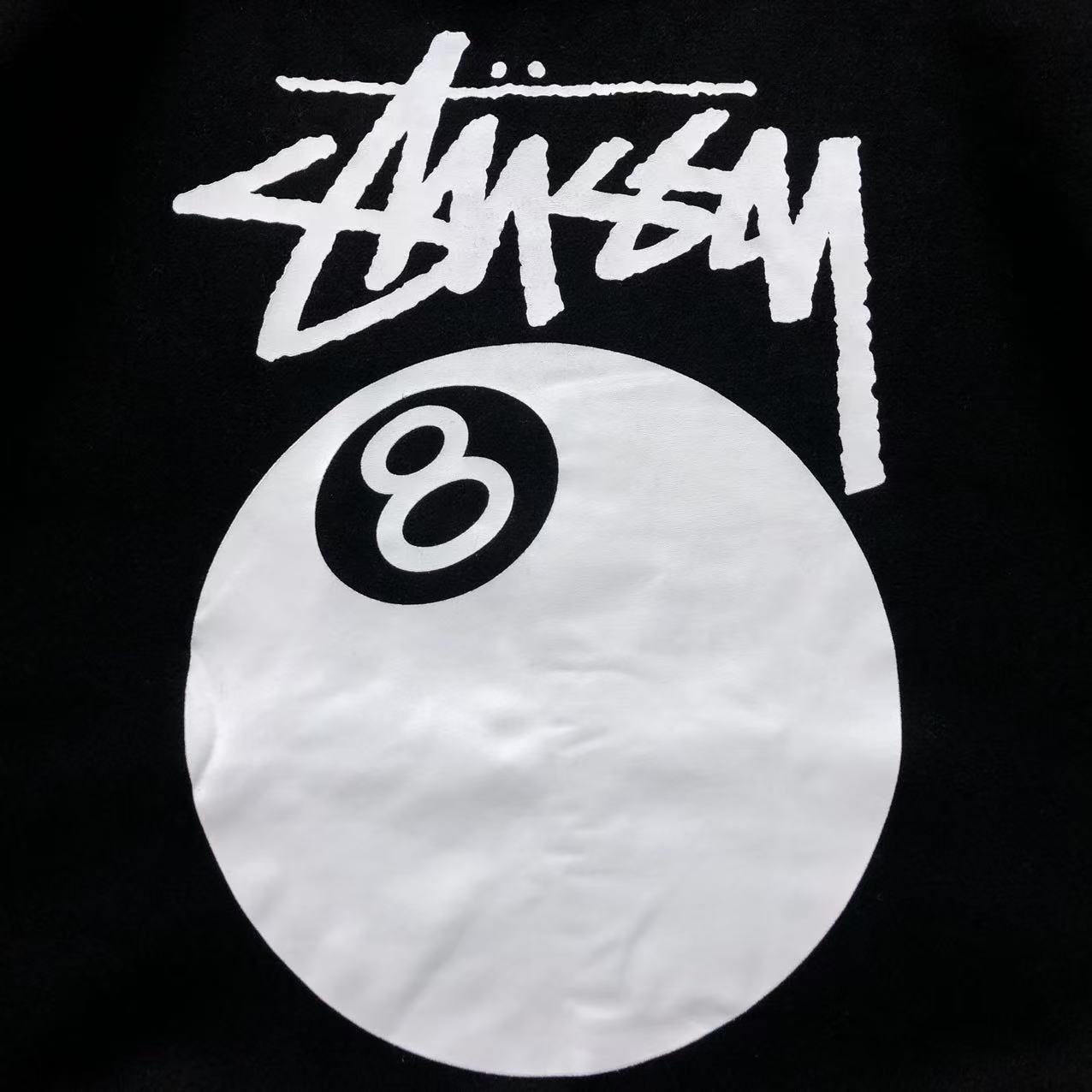 Stussy 8 Ball Hoodie Black - Image 3