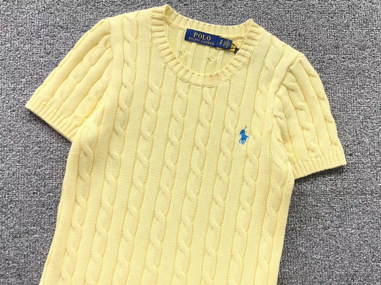 Ralph Lauren Knit Polo Yellow - Image 3